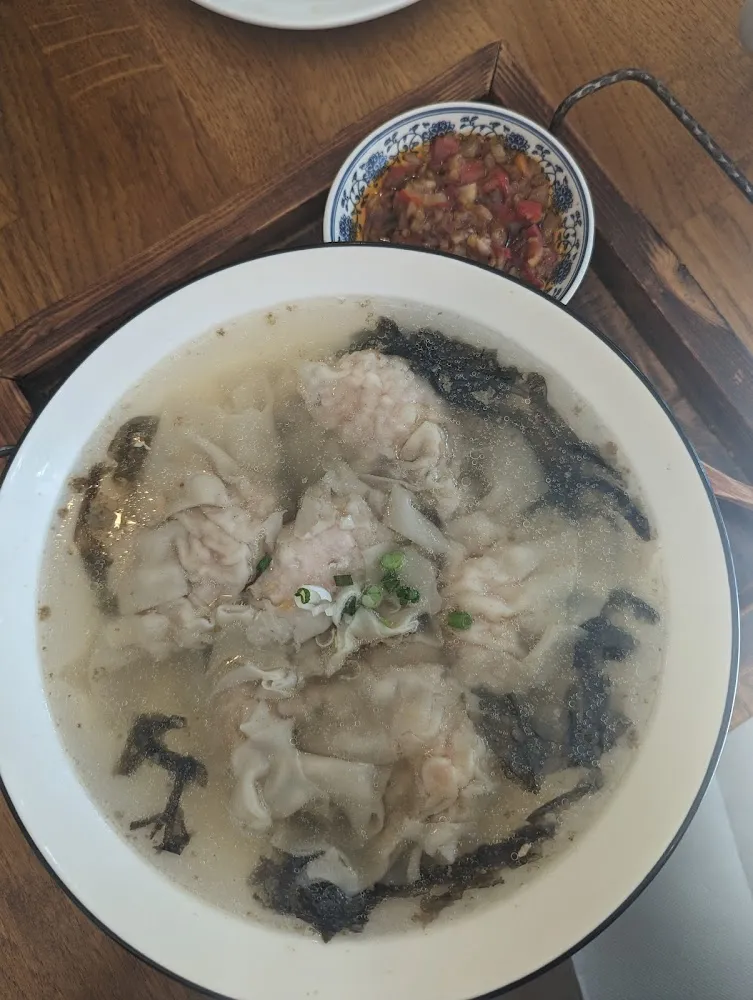 Soupe de Raviolis Aux Crevettes